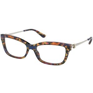 Tory Burch Women's Eyeglasses TY2099-1757(53) Blue Amber Tortoise 51-16-140